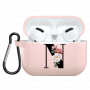 Coque AirPods Pro Alphabet : N Floral Rose