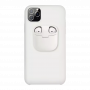 Coque iPhone AirPods : Blanc
