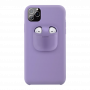 Coque iPhone AirPods Violet Pastel