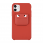 Coque iPhone AirPods Pro Rouge