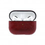 Coque AirPods Pro Cuir : Rouge